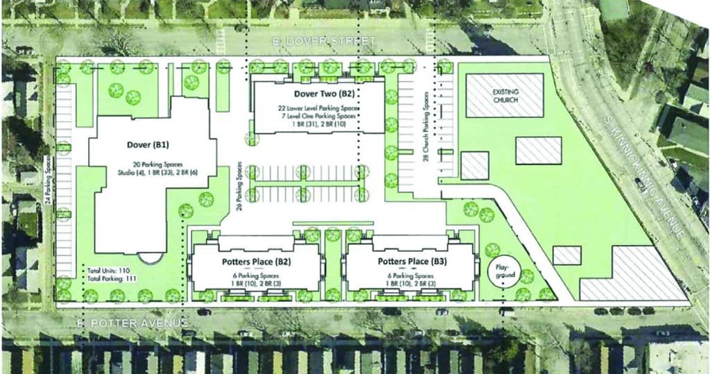 Developer revises Dover Street School plans : The Bay View Compass